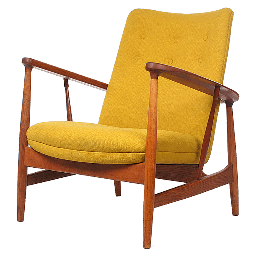 Yellow Wooden chair